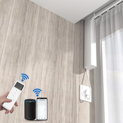 China 2022 Modern Tuya Wifi Smart Automatic Curtain Electric Motor Curtain Accessories Motorized Curtains Electric Motor Smart Track for sale