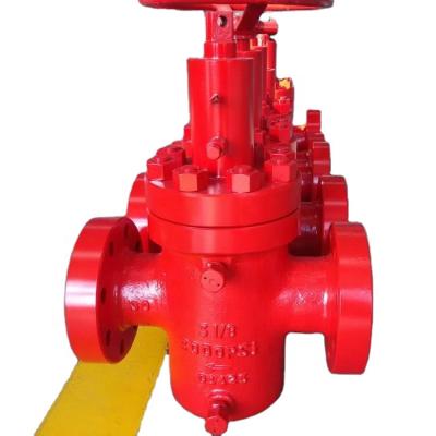 China Petroleum Machinery Oilfield Wellhead Through Non Rising Conduit Stem Expanding Hydraulic Gate Valve for sale