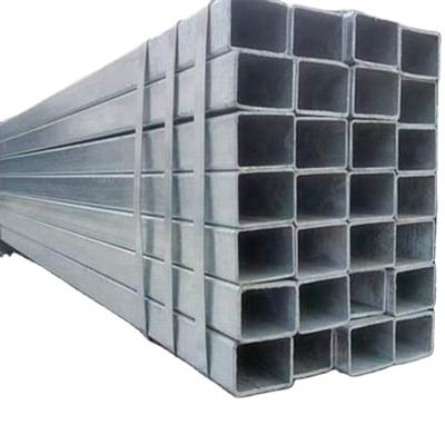 China Fluid Pipe A36 And A53 ERW Welded Rectangular Section Galvanized Hollow Steel Pipes for sale