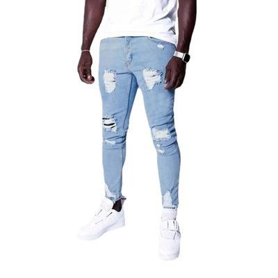 China High quality viable Chinese manufacturer wholesale men's jeans and popular denim men's white-worn skinny skinny jeans for men for sale