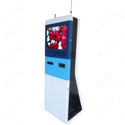 China Free standing touch screen wifi kiosk system for sale