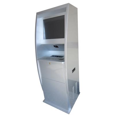 China Indoor Hotel Checking Customized Metal Keyboard Kiosk for sale