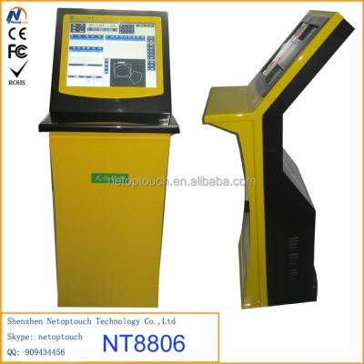 China Free Standing LCD Touch Advertising Kiosk for sale