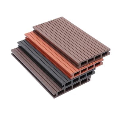 China 140*25 mm modern waterproof wood plastic composite decking flooring wpc board engineered flooring for sale