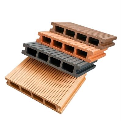 China Contemporary UV Resistance Green Wpc Wood Decking Anti Water Plastic Composite Flooring Panel for sale