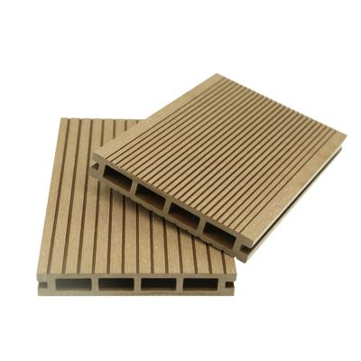 China Modern building material wpc exterior composite decking anti-cracking rust resistant yard decking for sale