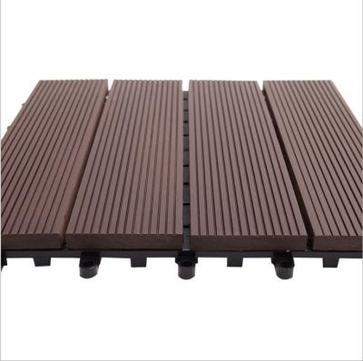 China Modern wood china wpc netting plastic composite flooring tiles for sale