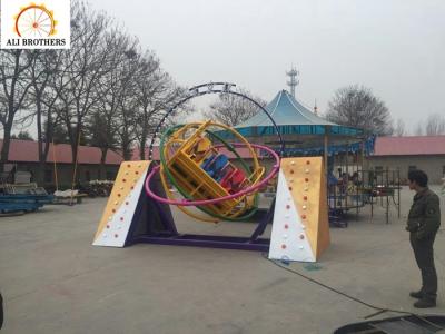 China ISO Certificated Human Gyroscope Ride , Stimulating Gyro Ball Ride for sale