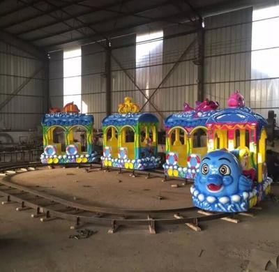 China Ocean Style Design Mini Electric Train Iron Frame Material With Tracks for sale