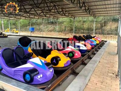 China Ground Net Carnival Bumper Cars , Popular Amusement Park Car Rides for sale