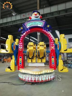 China Happy Clown Swing Human Gyroscope Ride FRP And Steel Material 6 Kw Power for sale