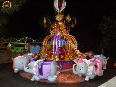 China 1.5 Kw Self Control Plane Ride , Flying Elephant Ride 8 Meter Diameter for sale