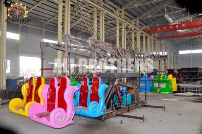 China Double Flying Portable Amusement Rides Fiberglass And Steel Material for sale