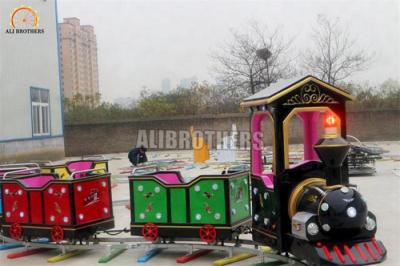 China Indoor Or Outdoor Amusement Train Rides , Electric Train Rides 220 V 50 Hz for sale