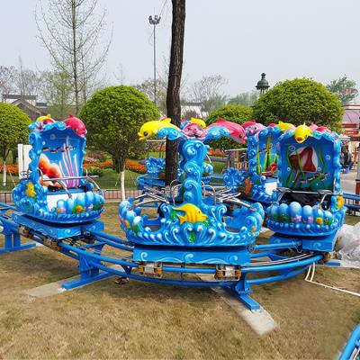 China Family Backyard Ocean Theme Roller Coaster Amusement Park Rides 1.65m Height for sale