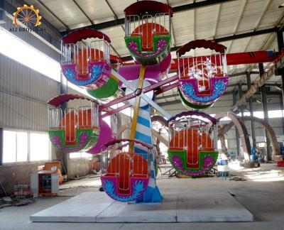 China 24 Seats Double Side Kids Ferris Wheel 12 Units Cabins Easy Maintenance for sale