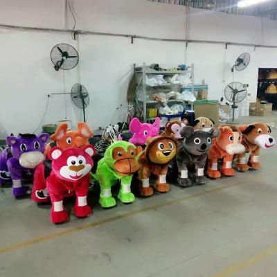 China Shopping mall Coin operated electronic kiddie ride walking animal for sale for sale