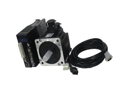 China Waterproof 1500rpm 10n.m 1.5KW AC220V~240V Motor Servo Motor Driver with Encoder Wiring Kit for sale