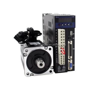 China Waterproof 1KW 4N.M AC 220V Servo Control System 80mm Motor Driver Kit for sale