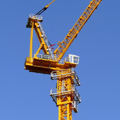 China Luffing Tower Die-Cast Crane Hoist Model Simply Installation 1:100 180 Toy Having Hanging Basket Swing 360 Degree Collection for sale