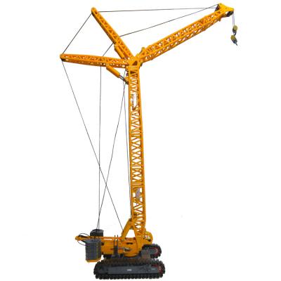 China Toy Yagao 1:120 XGC260 Die-Cast Crawler Crane Model Yellow 360 Degree Swing Cab Can Rotate Around for sale