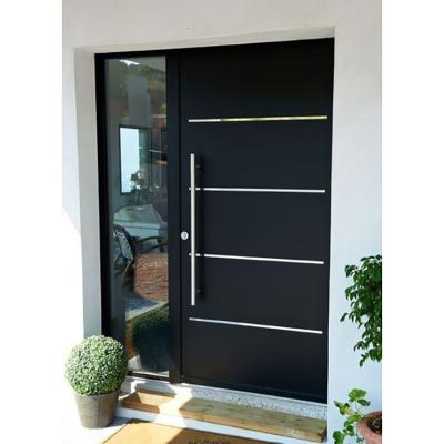 China sound insulation style entrance modern design american pivot for exterior house wooden pivot door for sale