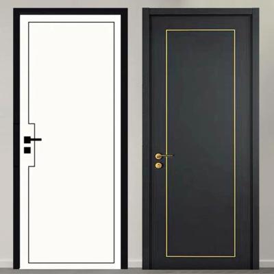 China Beautiful modern style modern door hot sale white wood design for bedroom door for sale