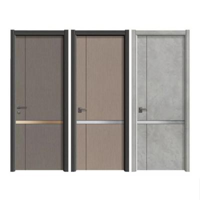 China Simple design modern hot sale high quality composite wood interior door with low price for sale