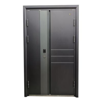 China Zinc Alloy Material Exterior Security Door Modern And Half Door Residential Design for sale