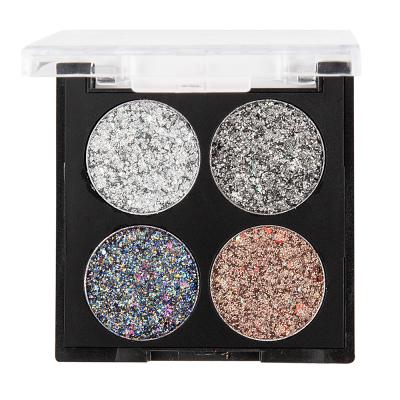 China Long Lasting High Quality Eyeshadow Loose Shimmer Waterproof Dye Eyeshadow Palette Private Label Makeup for sale