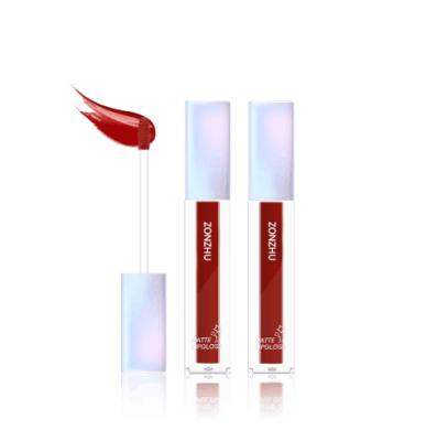 China Wholesale Waterproof Colored Bulk Lip Gloss Private Label Vegan Matte Vegan Nude Lipgloss Glossy Lip Gloss for sale