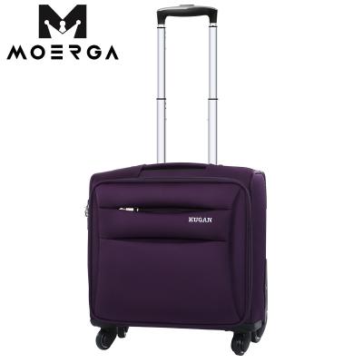 China 16 Inch Outdoor Durable Waterproof Zipper Box Luggage Moving Suitcase With Password Lock for sale