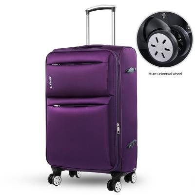 China Excellent Quality Outdoor Soft Nylon Fabric Waterproof Soft Trolley Travelers Luggage Sets Suitcase for sale