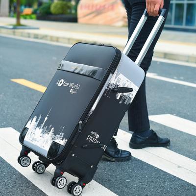 China Outdoor Unisex Hard Shell Suitcase Super Light ABS Luggage Set Suitcase For Travel Business for sale