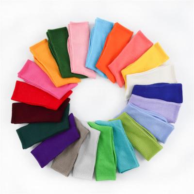 China New Spring Candy Antibacterial Solid Color Green Red Yellow Purple Comfy Colorful Cotton Women Crew Socks for sale