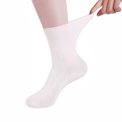 China Custom Women White Medical Diabetic Socks Breathable for sale