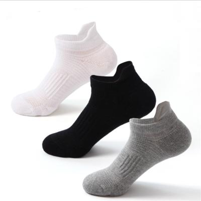 China Wholesale Cheap Cut Solid Combed Stockings Mens Breathable Anti-Fault Cotton Socks Running Sports for sale