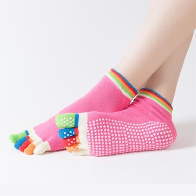 China Ladies Anti-Gap Women Bar Ball 5 Toe Yoga Socks Non Slip for sale