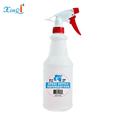 China PE PP 650ML 750ml 1000ml white transparent spray trigger dispenser pump bottle for sale