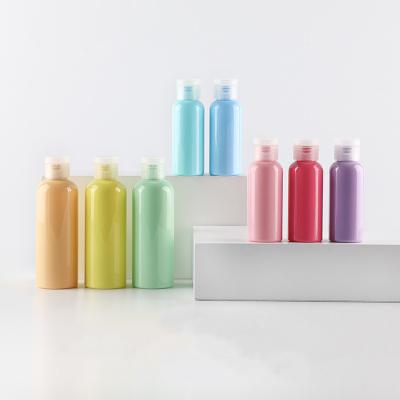 China manufacturers colourful pet essential hair oil flip top cap plastic bottle packaging for sale