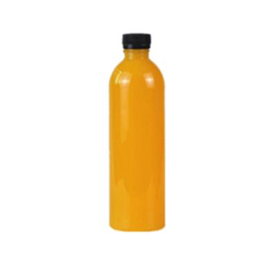 China Reusable clear plastic juice bottle milk containers with Tamper Evident Caps for sale