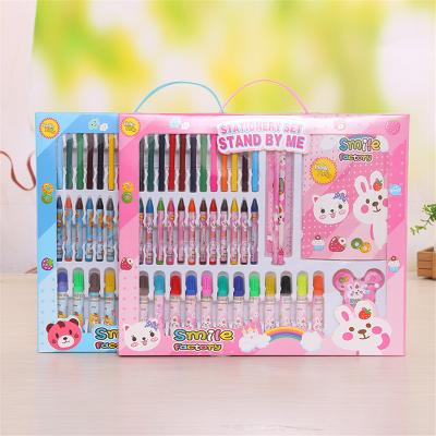 China Office Children's Drawing Tools and Stationery Set Kindergarten Christmas Gift Stationery Gift Set for sale