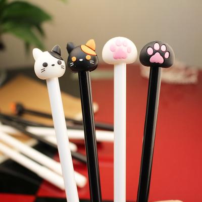 China office & 2020 Bulk Buy China Pen School Pen Cute Color Gel Pen Custom Cheap Promotional Plastic Funny Cat Pen for sale