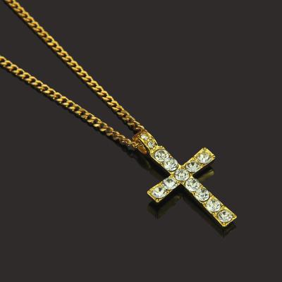 China Cuba Chain Fashion Stainless Steel Pendant Accessories Cross Pendant Necklace Religious Jewish Men Religious for sale