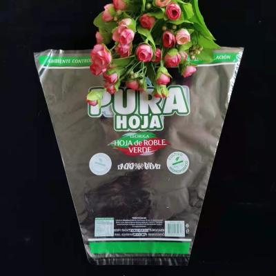 China Recycled Materials Custom Printed Biodegradable Plastic Flower Sleeves Wholesale BOPP Flower Sleeve for sale