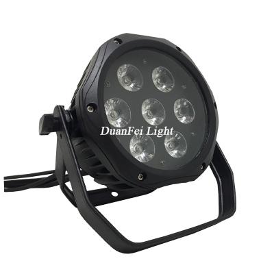 China Free Shipping High Quality 10pcs Stage Led Wash Mini Par Led 7x18w 6in1 Waterproof Led Par Light for sale