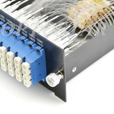 Κίνα Η ενότητα 18 OPTOSTAR CWDM Mux Demux κανάλι στο ράφι 1RU τοποθετεί τα πλαίσια προς πώληση