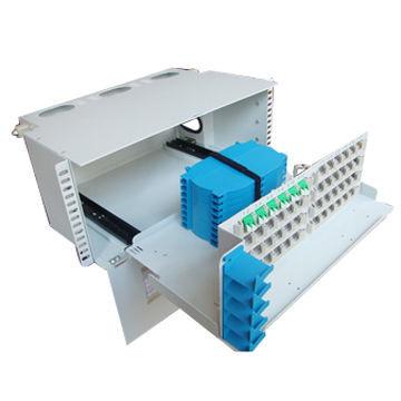 China 3U Height 96 Core Fiber Optic Distribution Frame For Telecommunications Subscriber Loops for sale