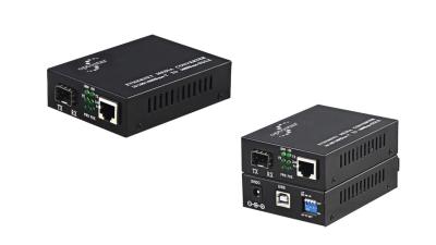 中国 10M / 100M/1000M SFPスロット繊維光学媒体のコンバーター サポート フロー制御 販売のため