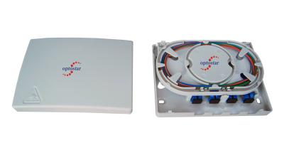 China Lightweight Fiber Termination Box , White Optical Termination Box 150x110x30 Mm for sale